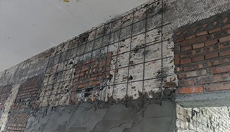 自建房加固—高性能复合砂浆+钢筋网加固技术