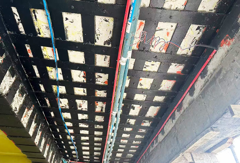 粘钢胶施工案例